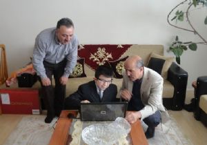 Bilge minik Batuhan'ı sevindirdi